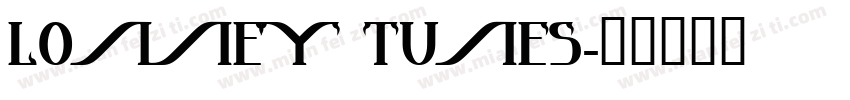 Lonney Tunes字体转换